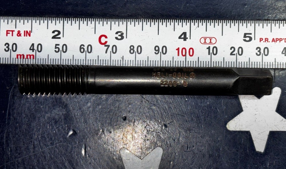 USED HELI-COIL 1/2-13 Thread Insert Hand Installation Tool 2288-8