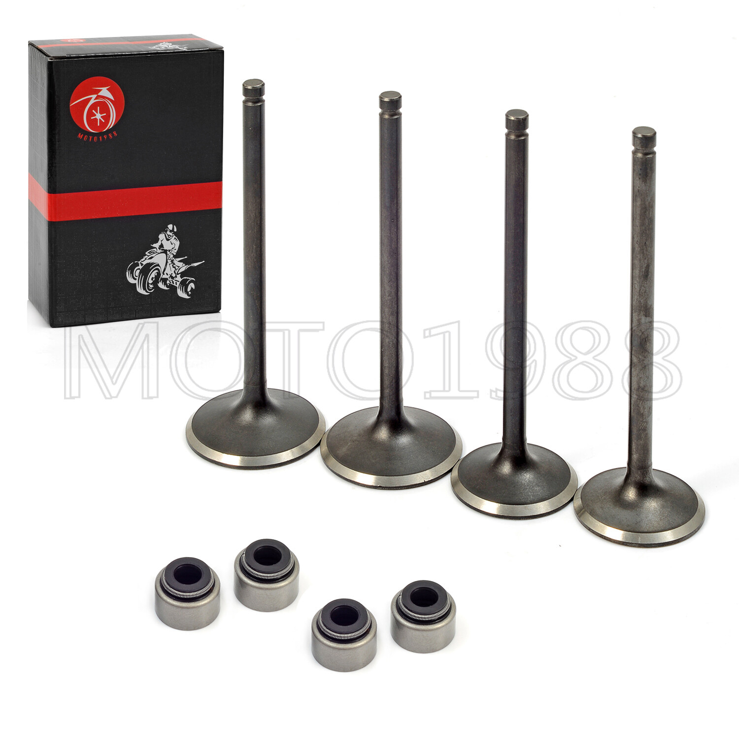 Intake Exhaust Valves Seals for Polaris Predator 500 2003-07 Outlaw 500 2006-07