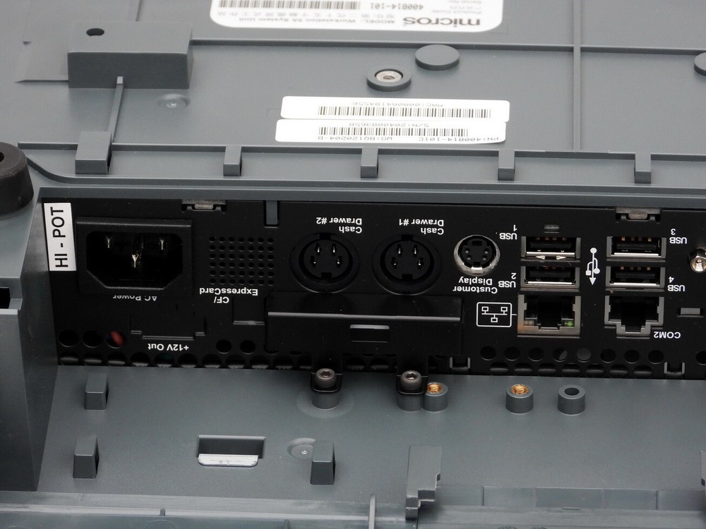 NOS MICROS WORKSTATION 5A SYSTEM UNIT DIGITAL DISPLAY TOUCHSCREEN POS COMPUTER