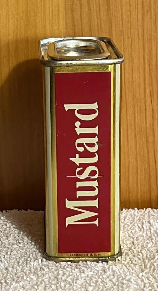 Schilling Mustard Tin Full Vintage