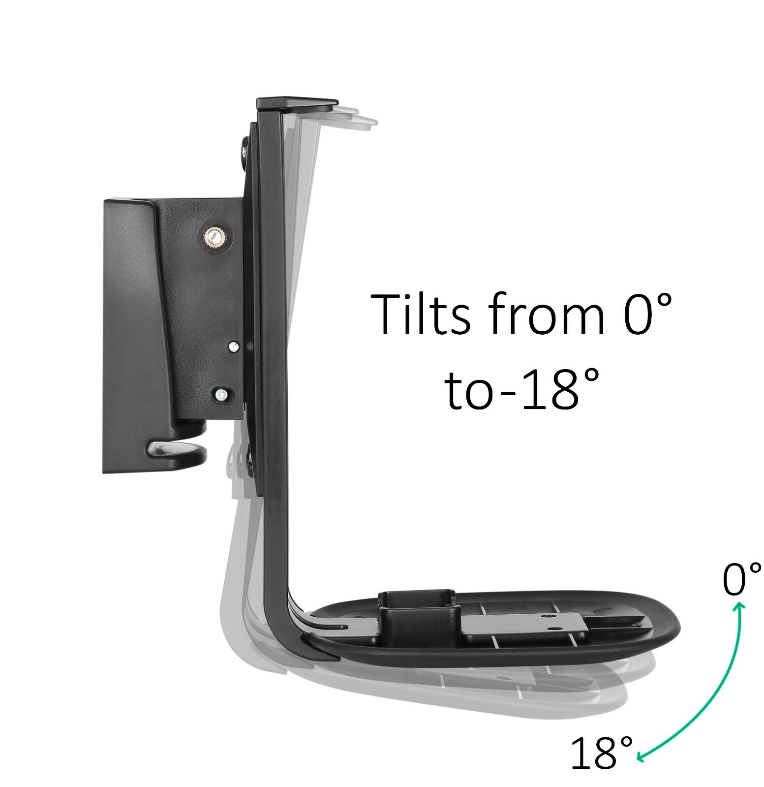 ynVISION Adjustable Wall Mount Bracket Sonos One,One SL,and Play:1 | 2 PACK |