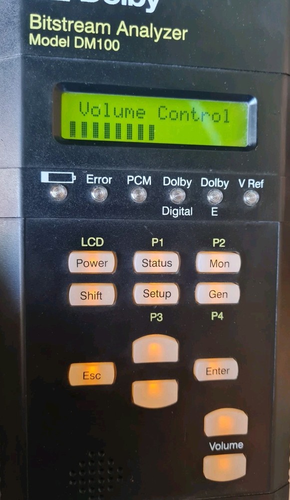 Dolby Bitstream Analyzer Dm100 Case, POWER Supply, Plugs