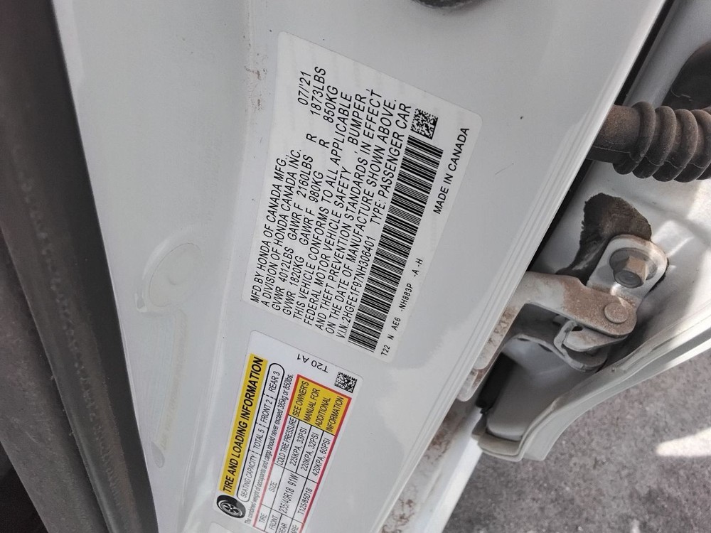 Camera/Projector Camera Front Windshield Mounted LX Fits 22-23 CIVIC 132676