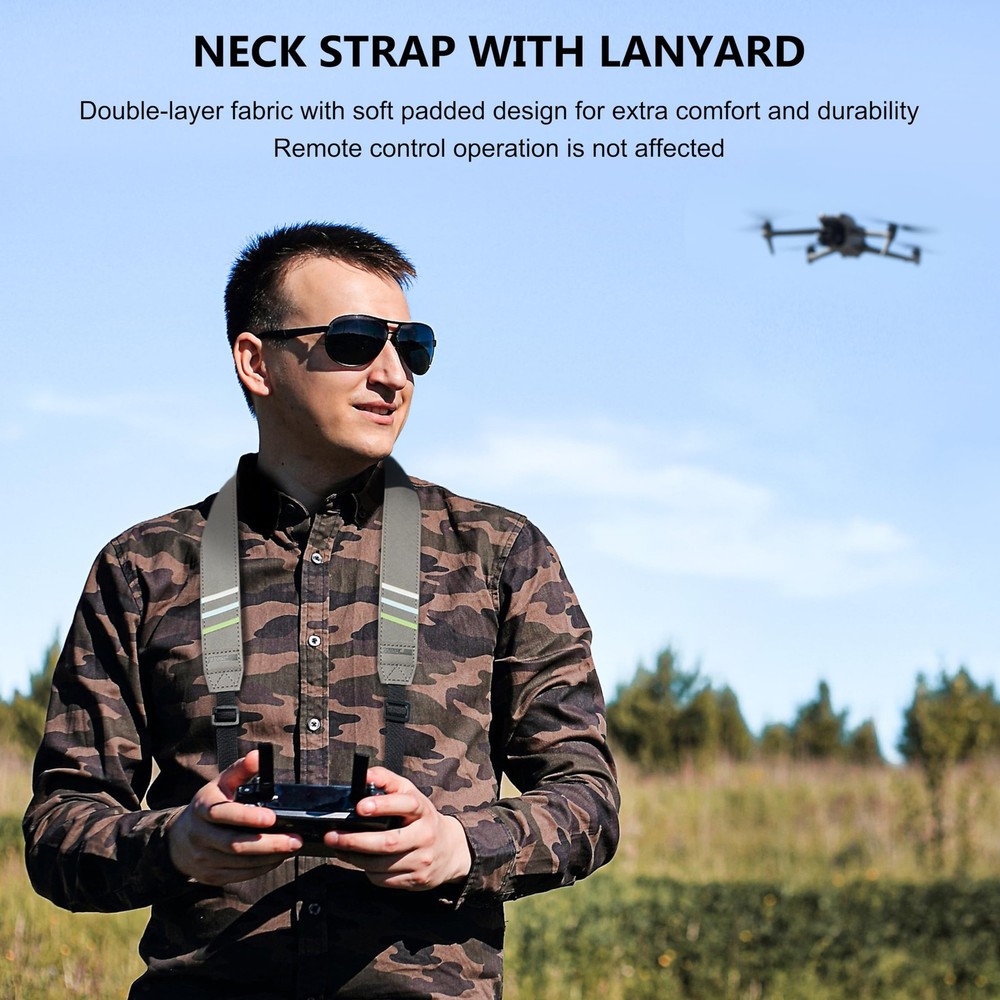 STARTRC RC2 Lanyard Neck Strap for Suit Various Remote Controllers, Grey