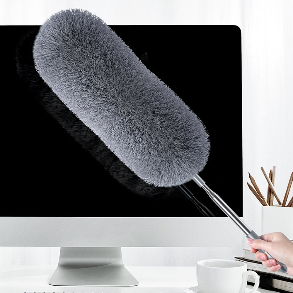 Extendable handle Feather Duster 250cm Long Telescopic Static Duster Brush TL