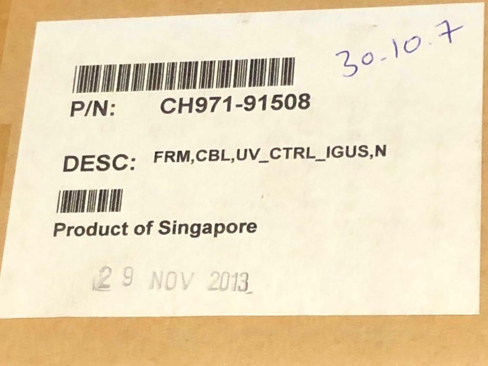 CH971-91508 Frm Cbl Uv Ctrl Igus N LIGHT cable ***OEM