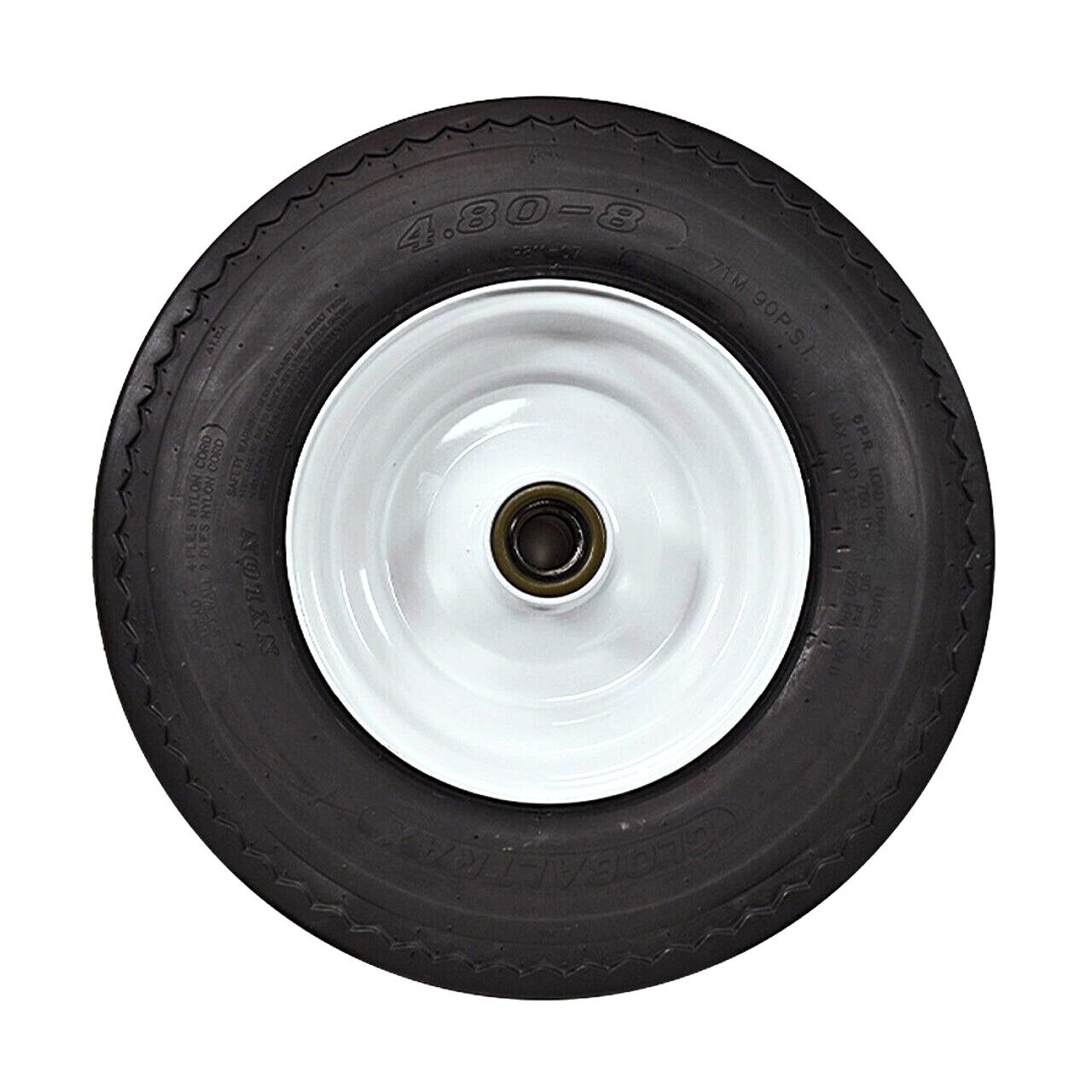 Log Splitter Wheel on 4.80 – 8 Load Range C Tire - 1" Center Bearing