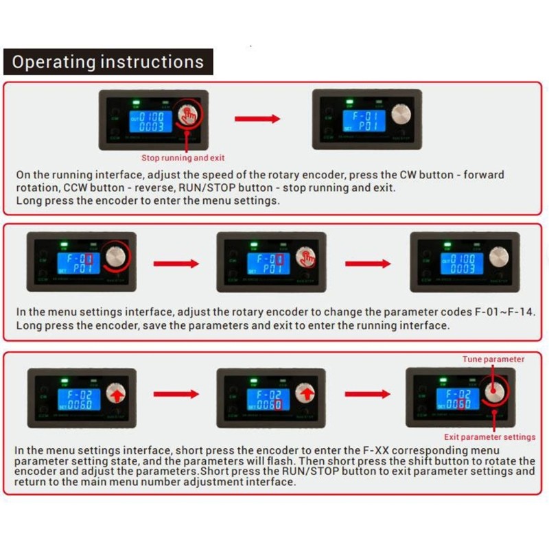 Forward Reverse Control Driver Reverse Pulse Speed Control Board Enduring