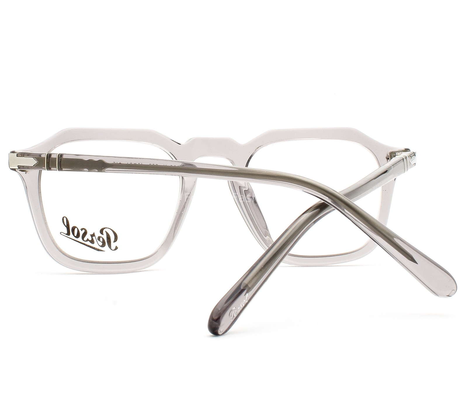Persol Eyeglasses Unisex Glasses 3292-V 309 Transparent Gray 48-21-145 No Case