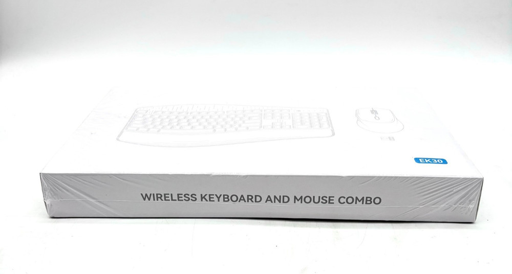 Wireless Keyboard And Mouse Combo For Windows & Mac Model EK30 - Grey