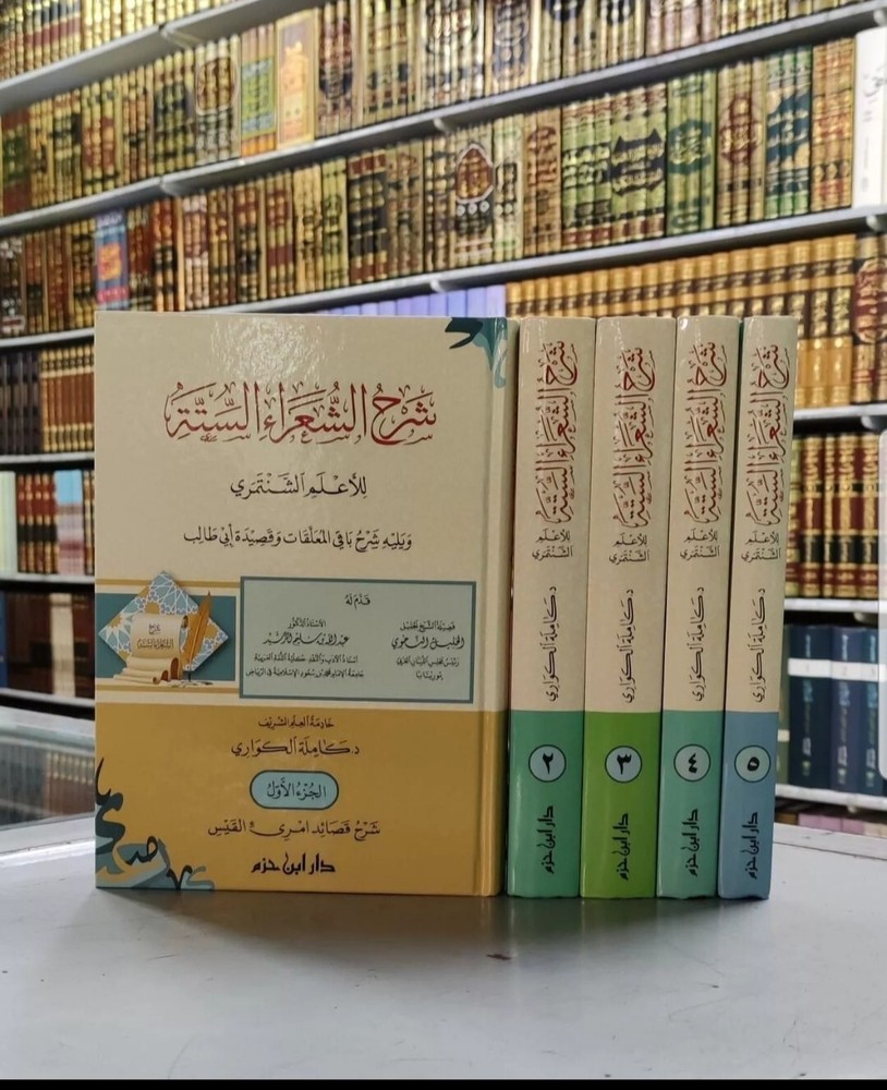 Arabic Bookشرح الشعراء الستة للأعلم الشنتمري و شرح باقي المعلقات وقصيدة أبي طالب