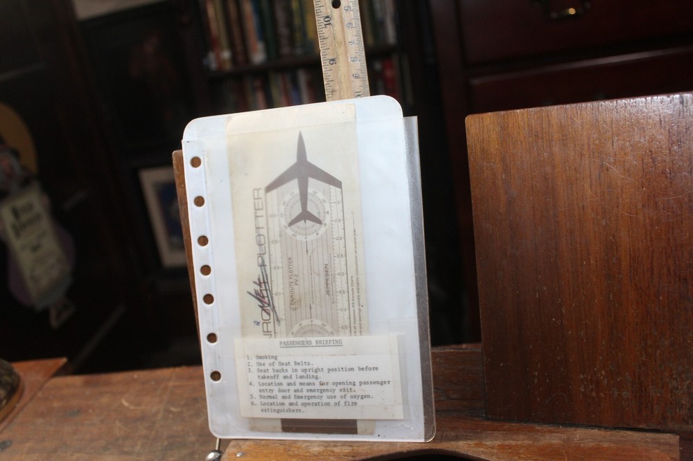 Vintage Enroute Plotter PV-2 Airplane Computer Slide Rule