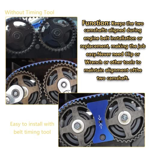 Engine Cam Gear Lock Timing Belt Installation Tool Compatible with Blue