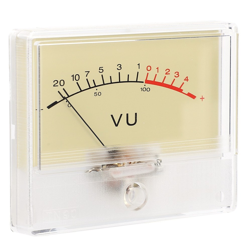 T‑90 DB Amplifier Level VU Meter Header Meter With Light Bulb Audio