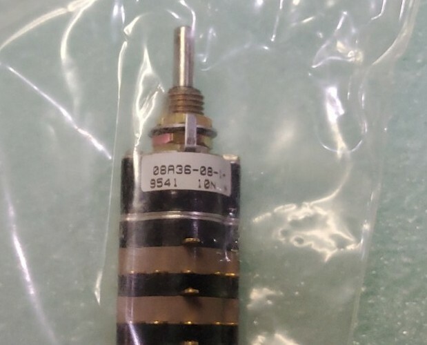 CONTINENTAL ELECTRONICS 08A36-08-1-10N 10-POSITION ROTARY SLECTOR SWITCH