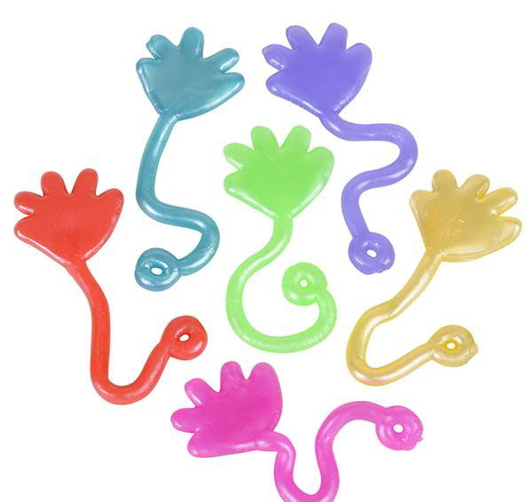 144 MINI STICKY HANDS, 3", GREAT FOR PARTIES, VENDING, CARNIVALS, REDEMPTION
