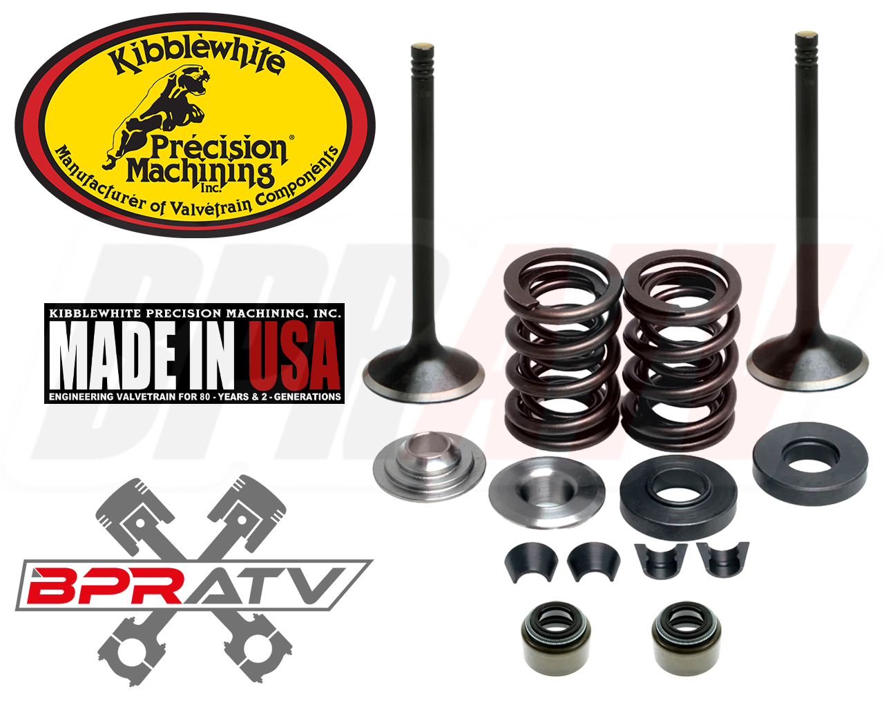 Warrior 350 YFM350X YFM 350X Kibblewhite Intake Exhaust Valves Spring Kit 04-13