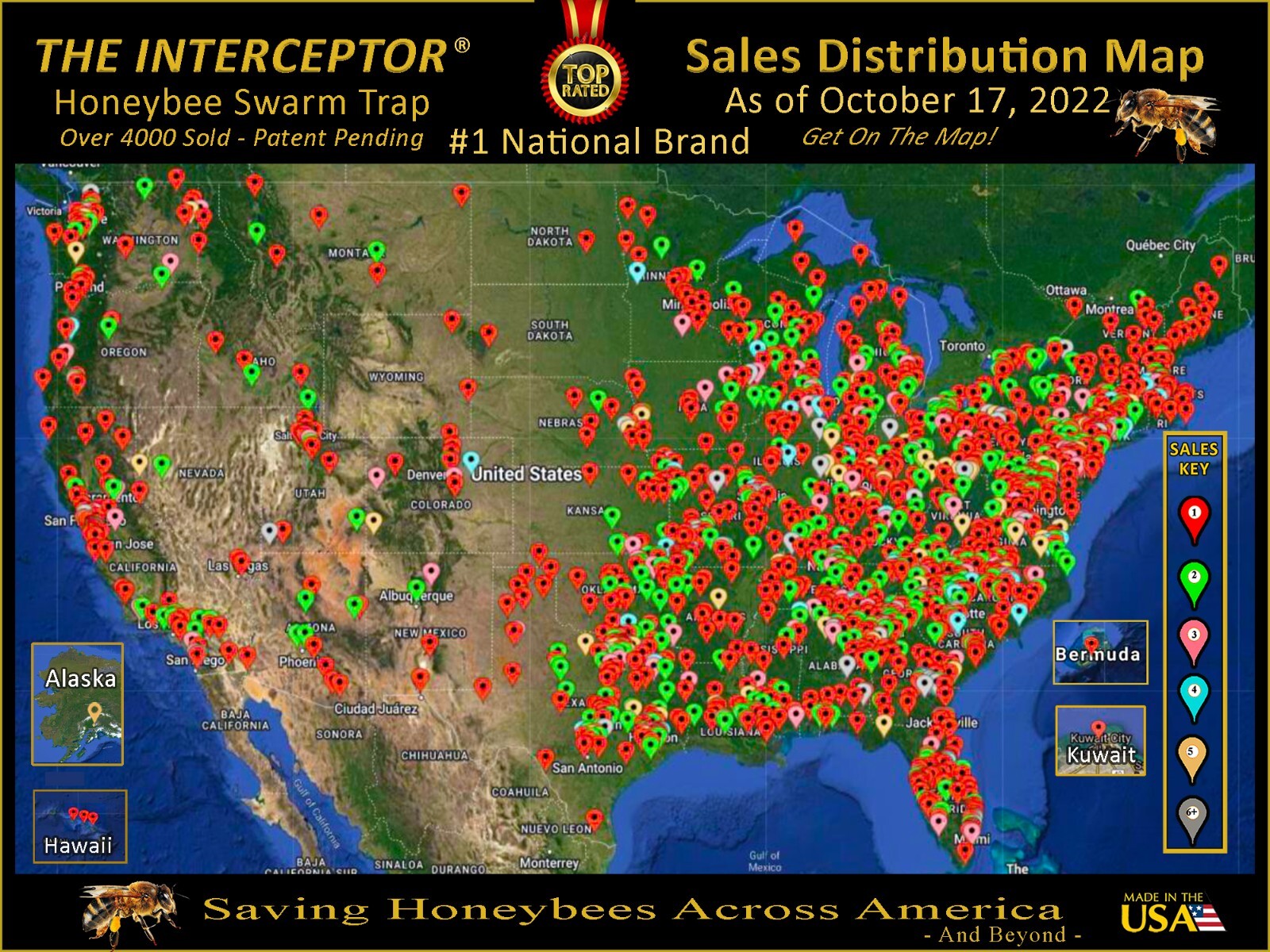 HONEYBEE SWARM TRAP - THE INTERCEPTOR PRO - bee equipment - bee hive, bait trap