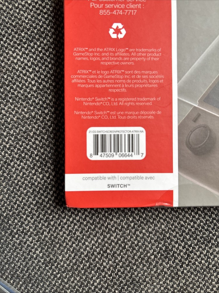 Screen Protector for Nintendo Switch Tempered Glass - Atrix