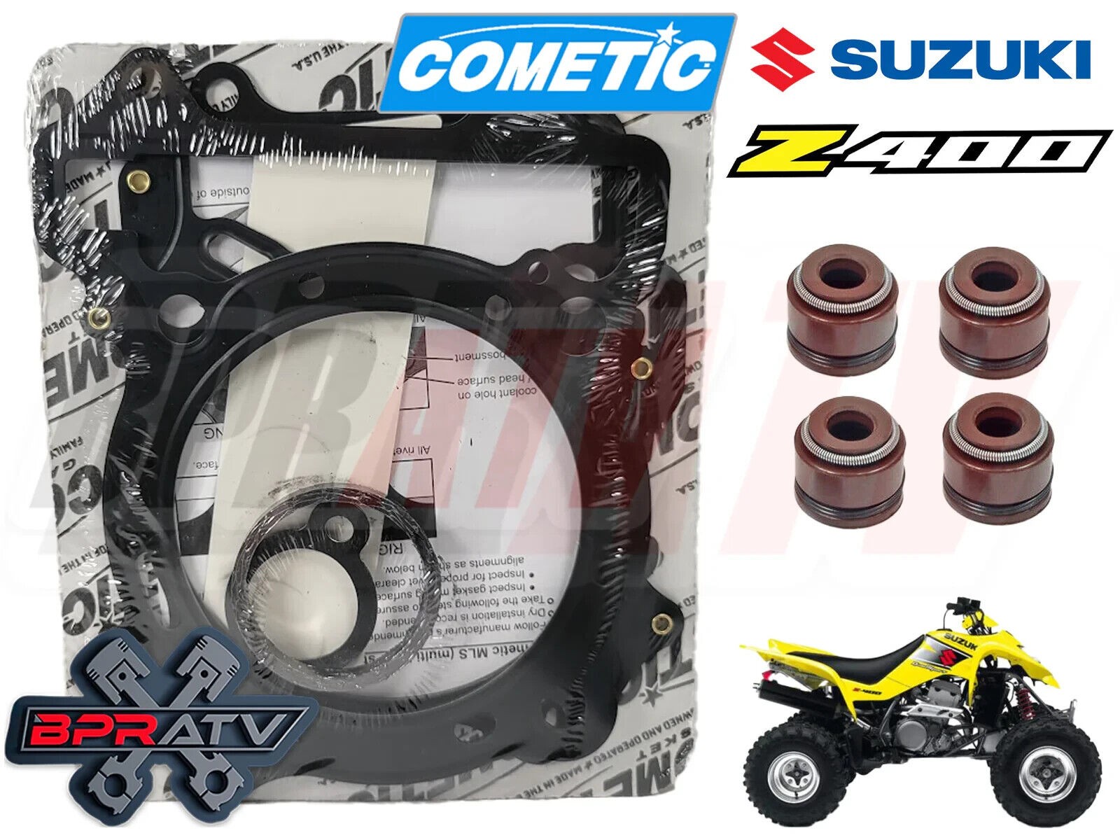 Suzuki LTZ400 LTZ 400 LT-Z400 94mm 434cc Big Bore Cometic Top End Gasket Kit Set