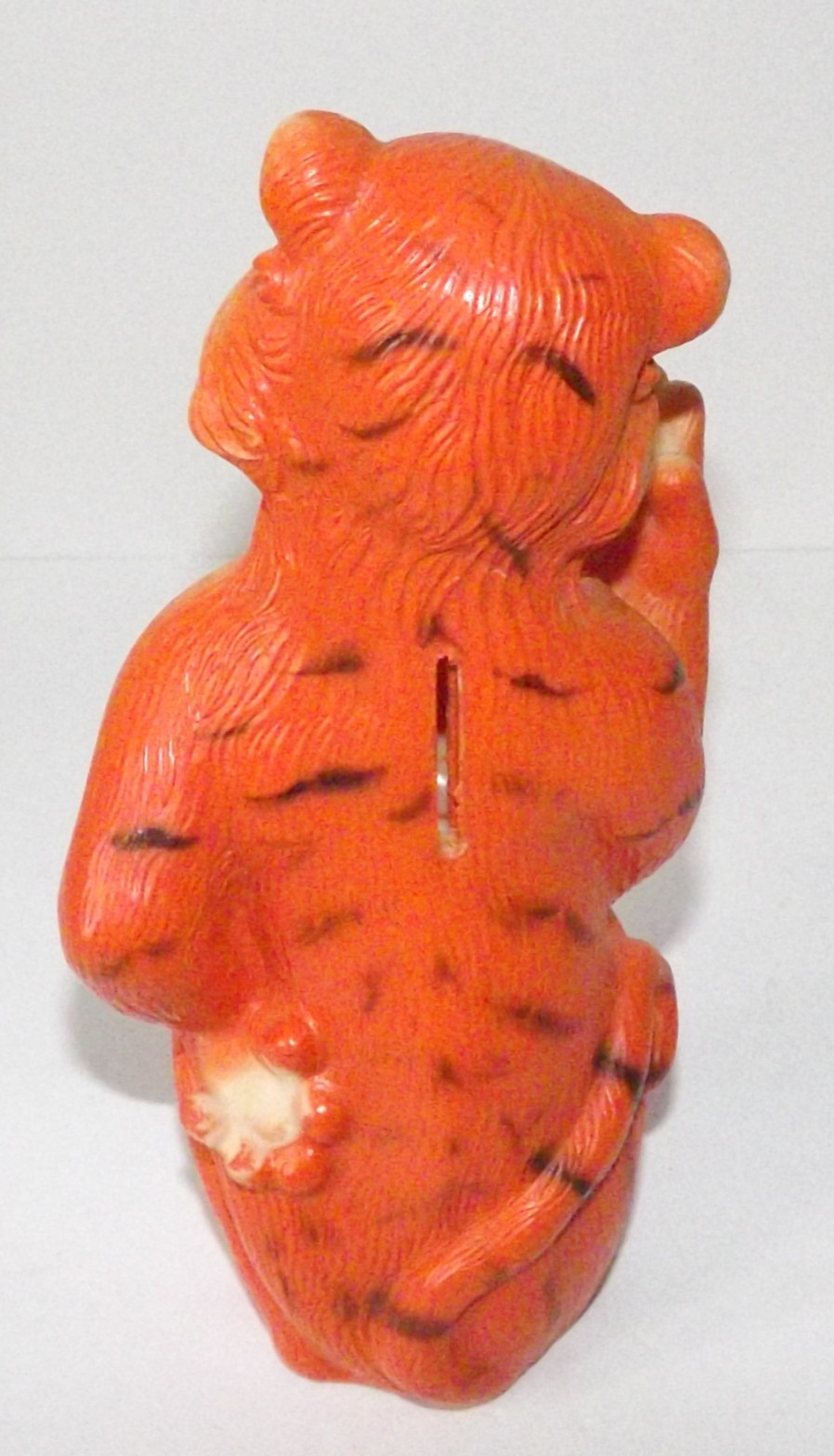 Vtg Esso Exxon Tiger In Your Tank Coin Bank Plastic Missing Stopper Humble Oil