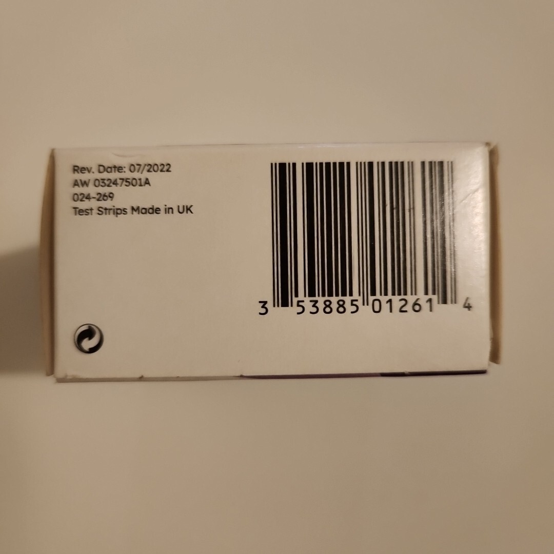 OneTouch Verio Blood Glucose Test Strips 60ct Strips Exp 2025+