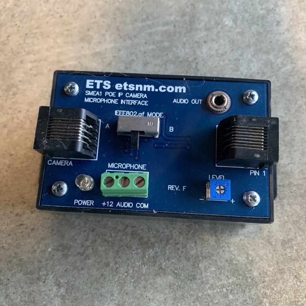 ETS SMEA-1 Microphone Interface Box for IP Cameras