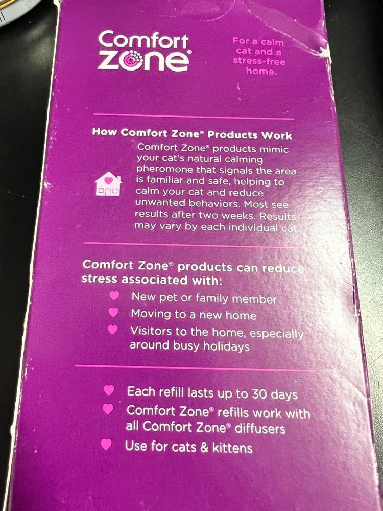 Comfort Zone Cat Calming Diffuser Refills 3 Pack 3575