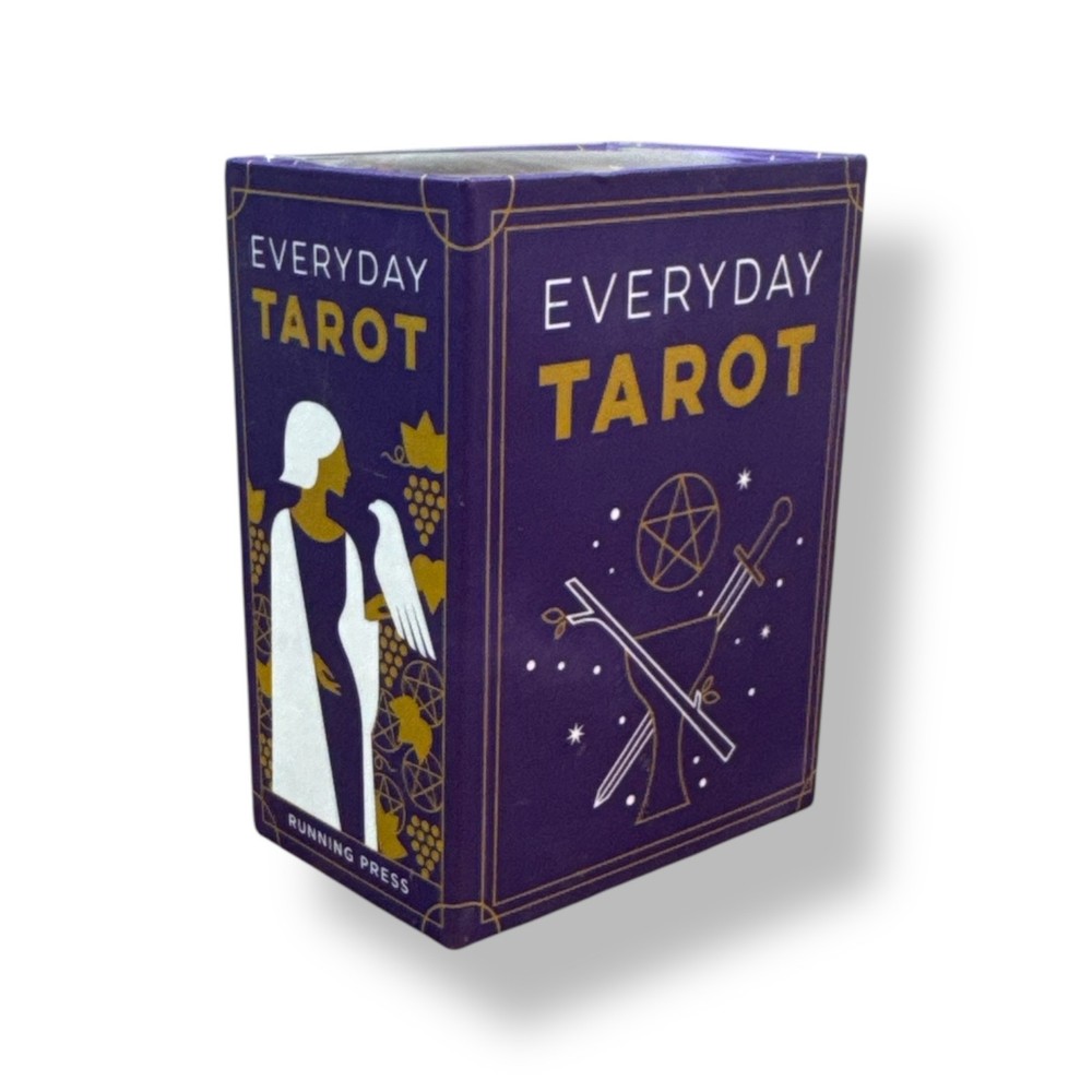 Everyday Tarot Card Deck & Guidebook Set Modern Illustrated Divination Kit