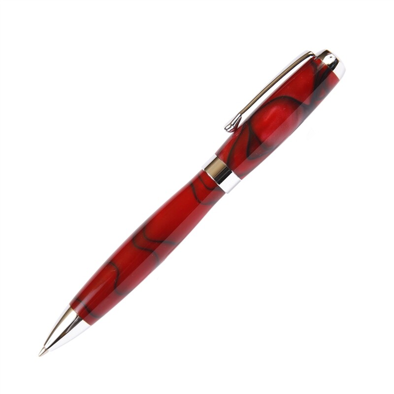 E421 - Red & Black Ball Point