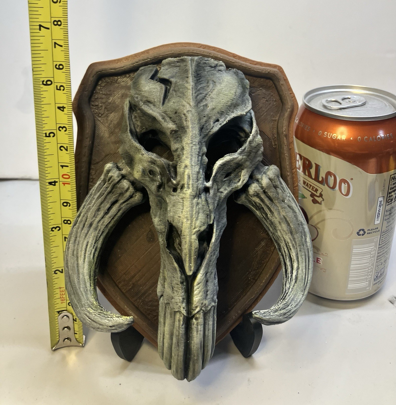 Star Wars Mandalorian Mythosaur Skull Wall Mount Plaque Boba Fett