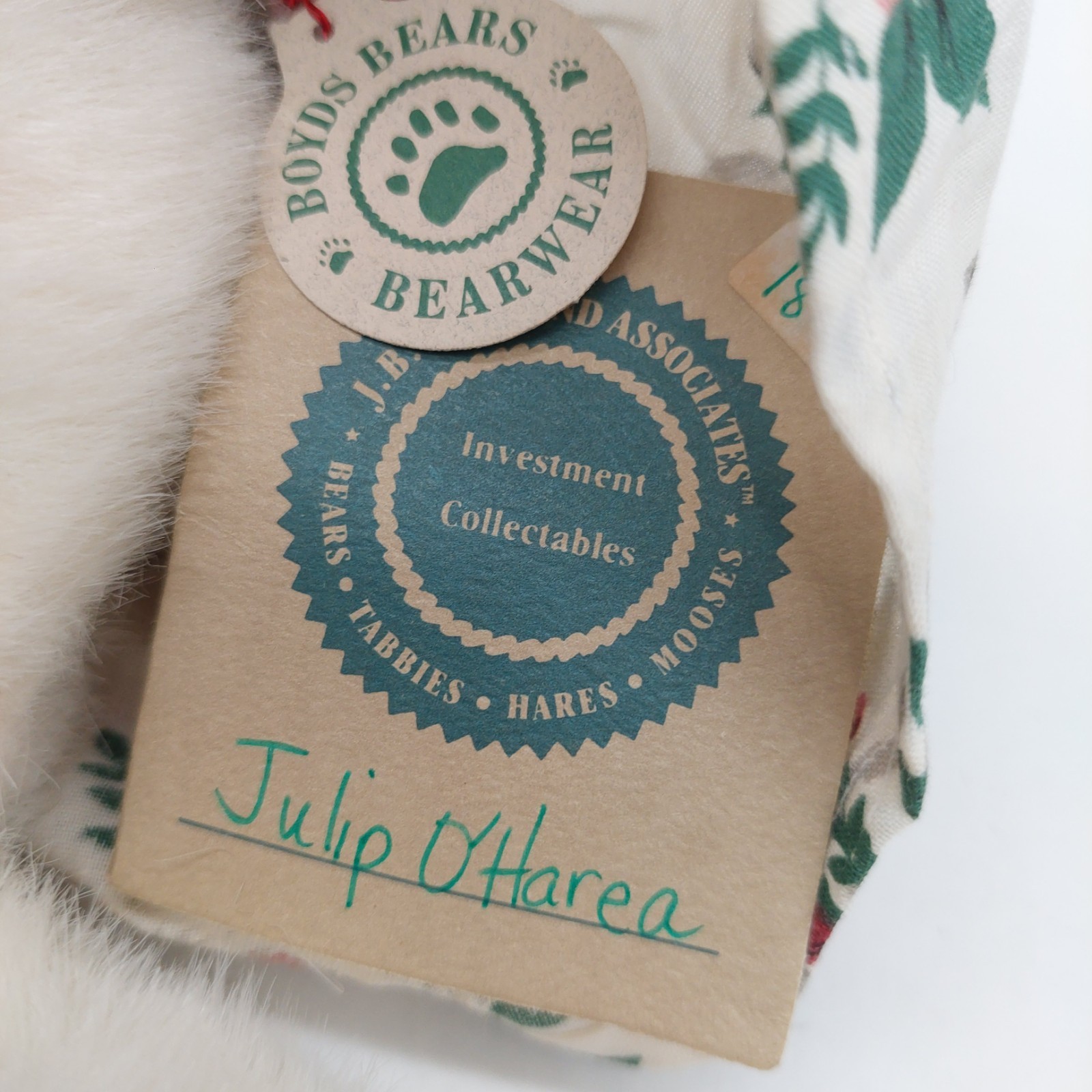 JB Bean Collectables Julip O'Harea Rabbit Hare 10" Plush Soft Toy Stuffed Animal