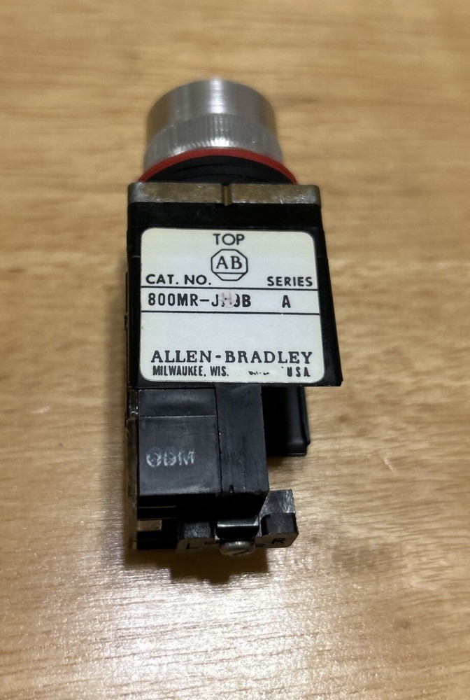 ALLEN BRADLEY 800MR-JH9BLA SMALL ROUND SELECTOR SWITCH UNIT 3 POSITION SPRING