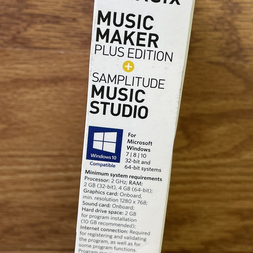 MAGIX MUSIC MAKER PLUS EDITION SAMPLITUDE ULTIMATE BUNDLE MUSIC STUDIO