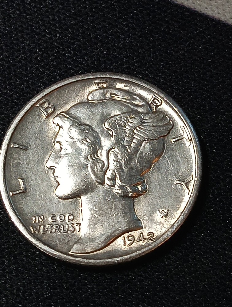 👉1942-D Mercury Dime BU Choice