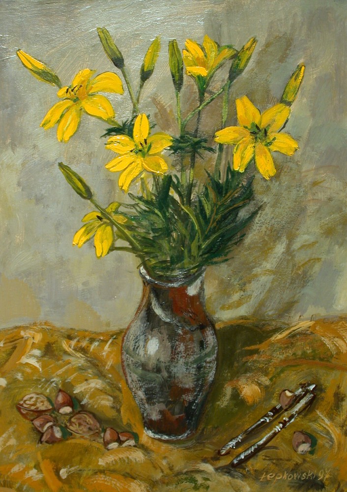 Andrzej Lepkowski (1925-2015) Flowers.