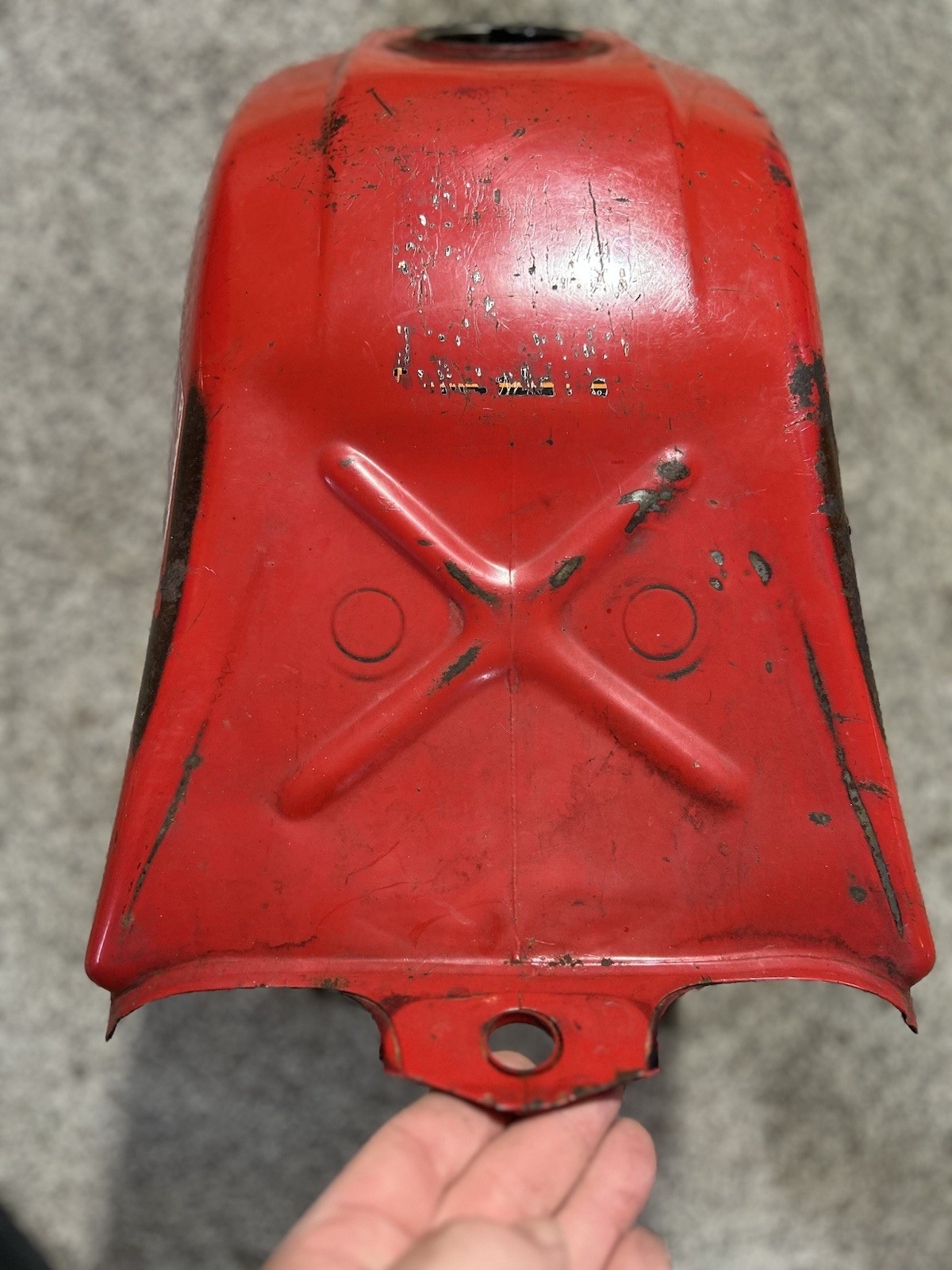 Honda Atc Big Red Oem Gas Fuel Tank 250es 1985 1986 86 85 87 250 Es Clean Inside