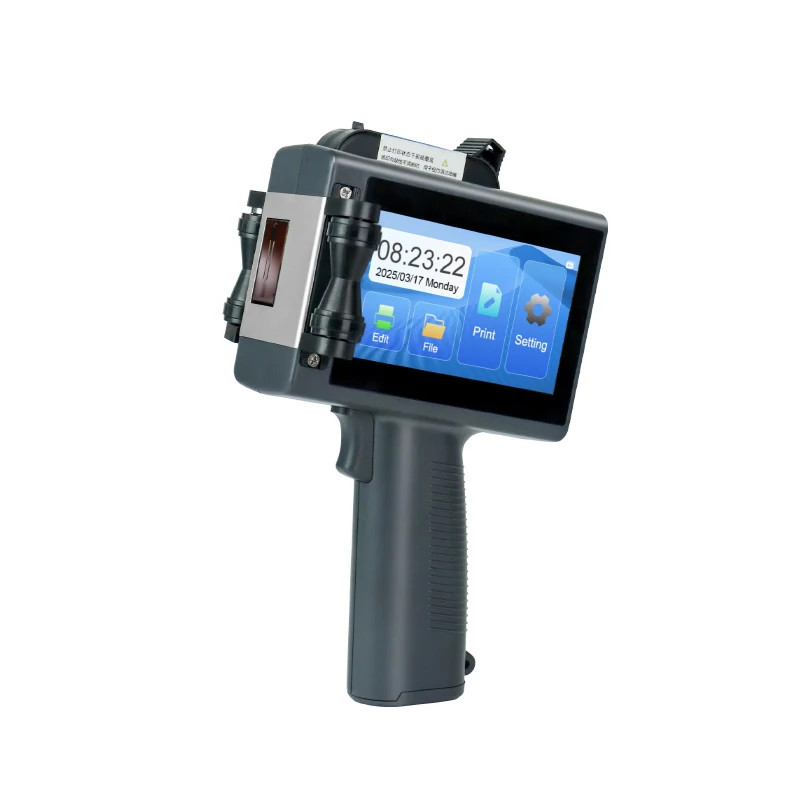 25.4mm handheld inkjet printer prints batch number barcode, production date mark