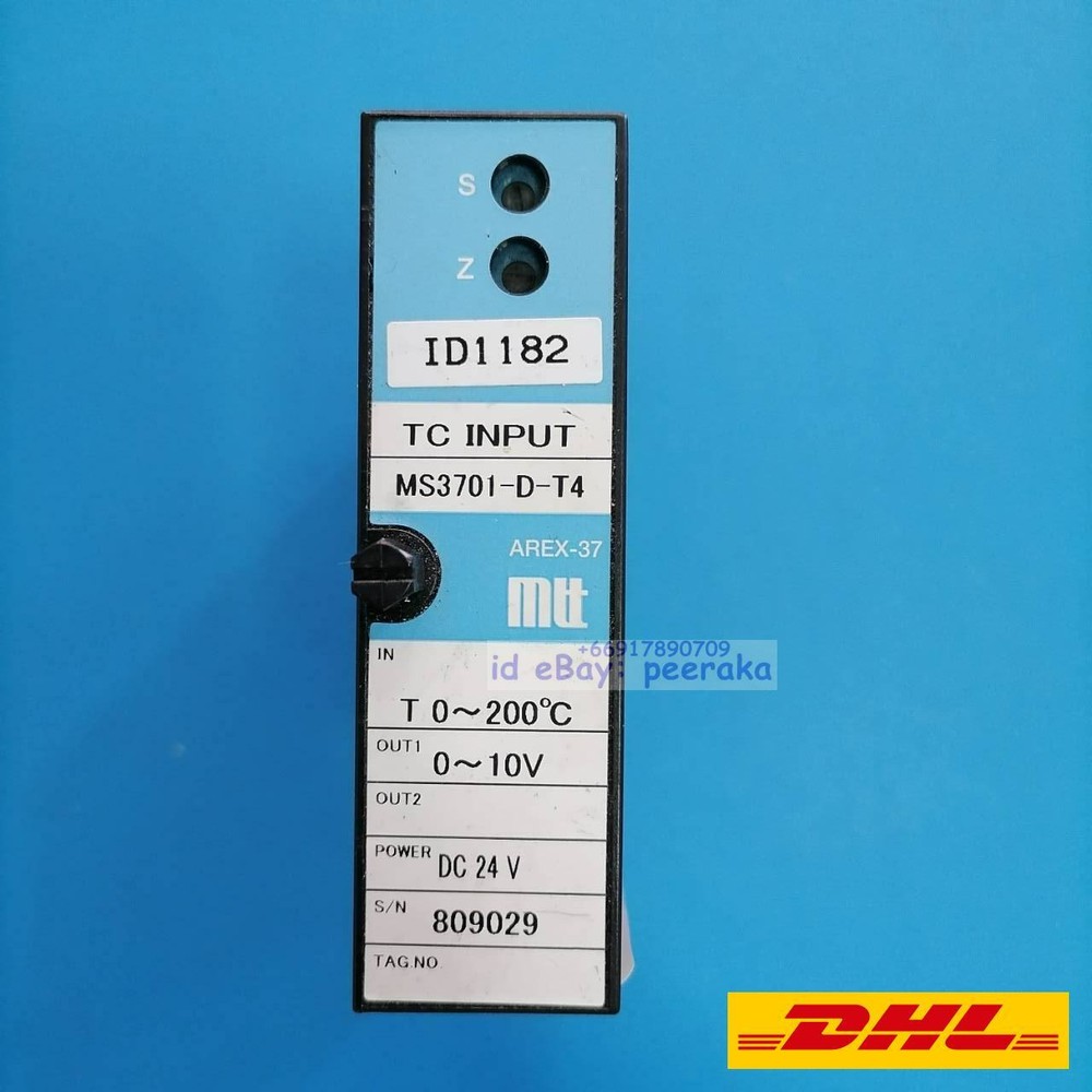 MS3701-D-T4 TC Input AREX-37 MTT by DHL #22290