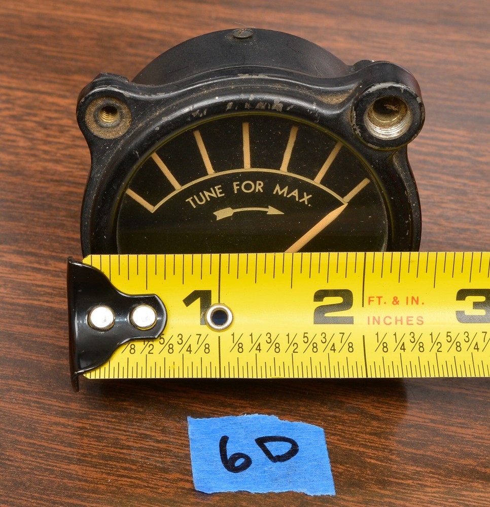 MILITARY TUNING METER (Lot 6D) US ARMY SIGNAL CORP TYPE I-70-D