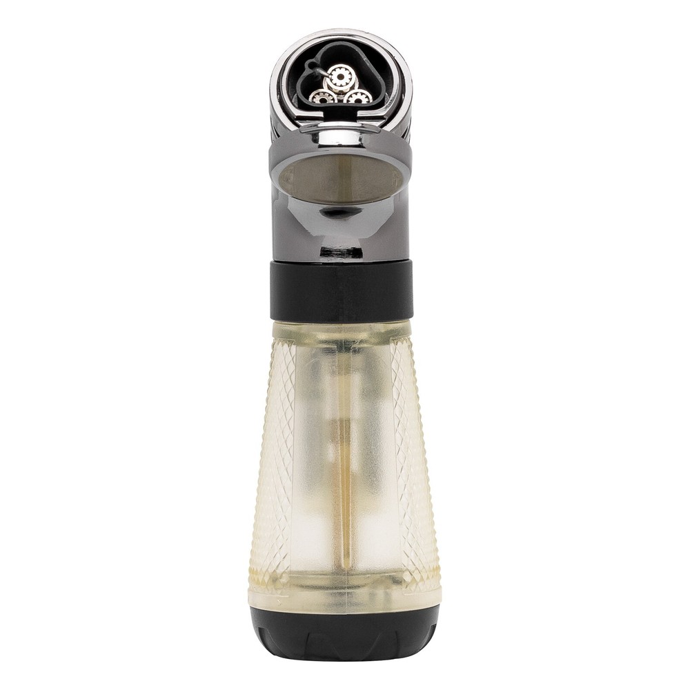 Palio Squadra Angled Triple-jet Flame Lighter, Clear