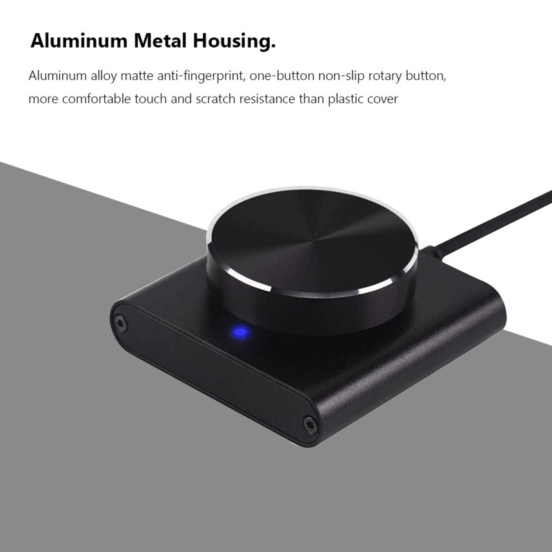 USB Volume Controller One Button Mute Volume Regulator Adjusting for Amplifier