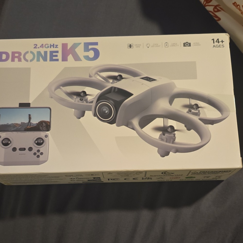 K5 Quadcopter Drone with Camera, Obstacle Avoidance, Gesture, LED Light