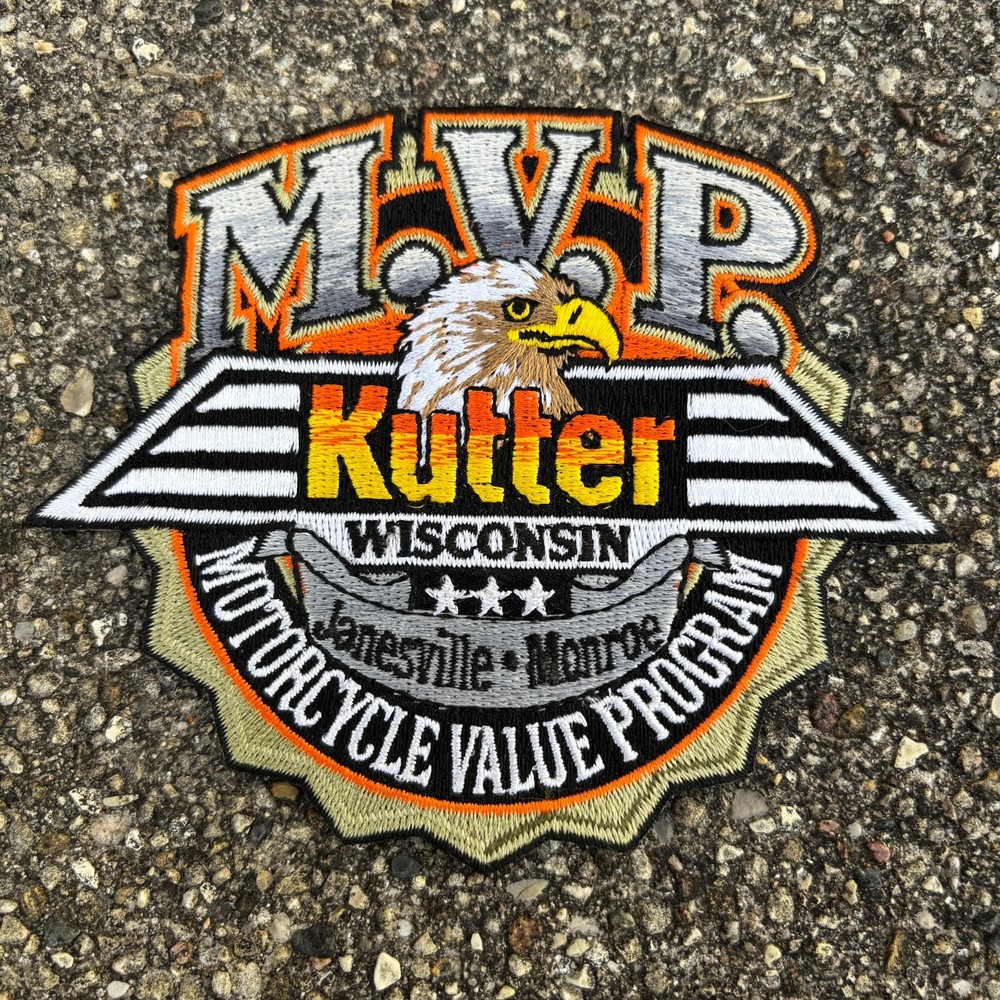 Harley Davidson Kutter Wisconsin M.V.P. Motorcycle Value Program Dealer Patch
