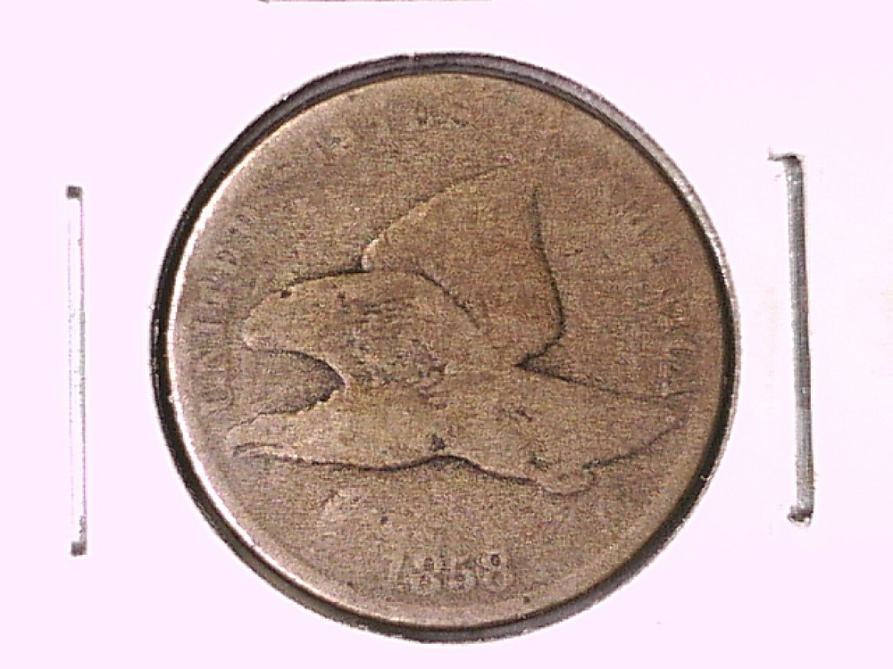 1858 Flying Eagle Cent Genuine Raw Ungraded 01124
