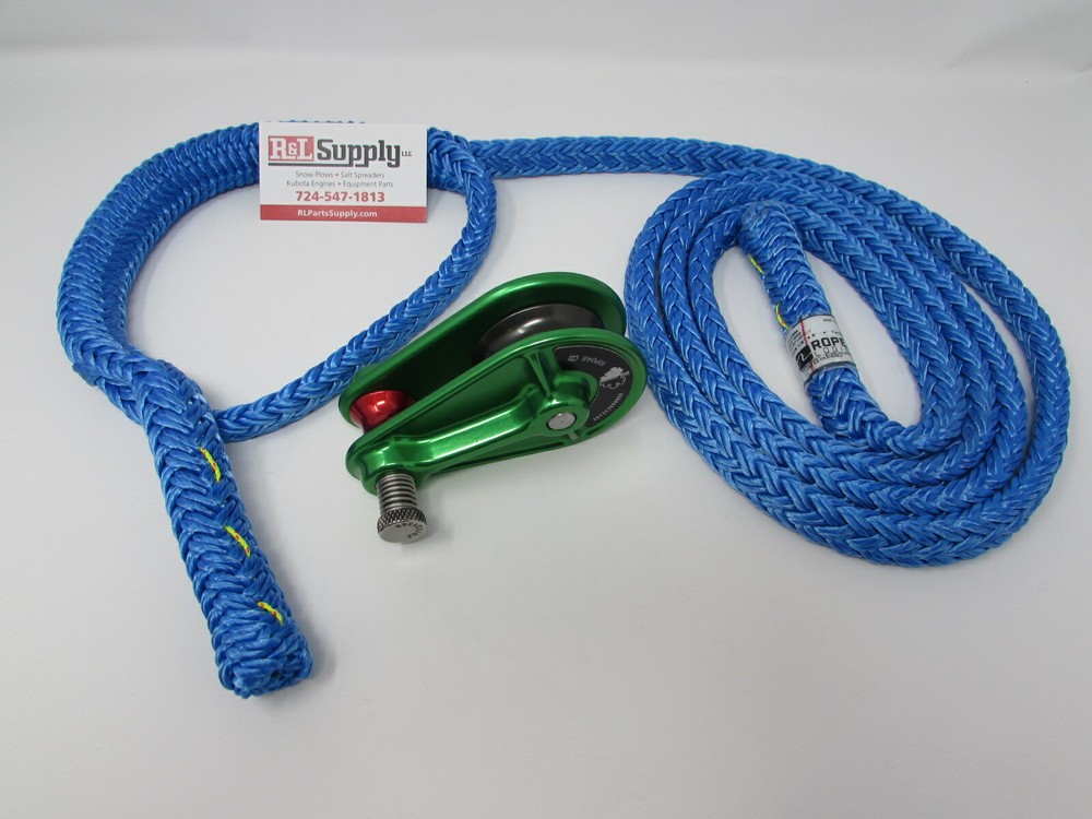 1/2" ISC RP048 BLOCK & 2-6FT LOOPIE SLING RIGGING COMBO KIT - ARBORIST