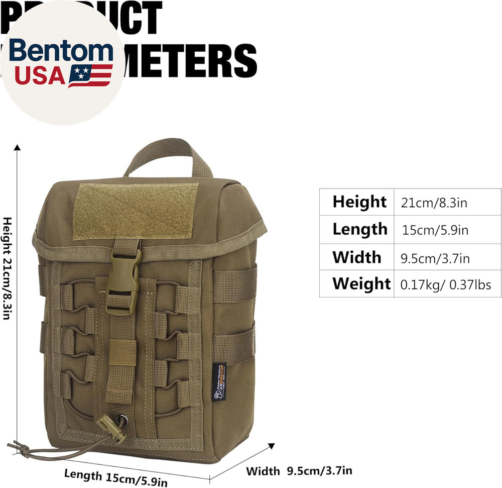 Molle Admin Pouch,Edc Pouch, Tactical Drawstring Pouch,Utility Pouch