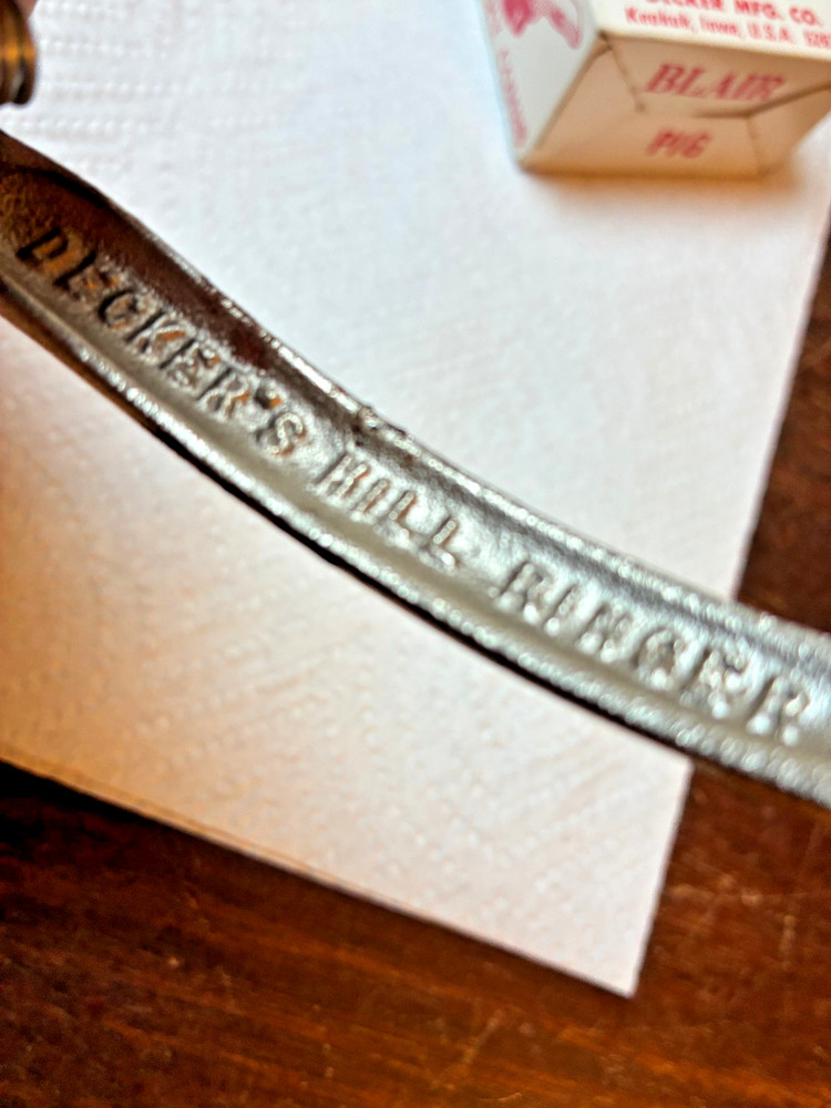 Pig Ring Tool, Decker's Hill Ringer w some rings