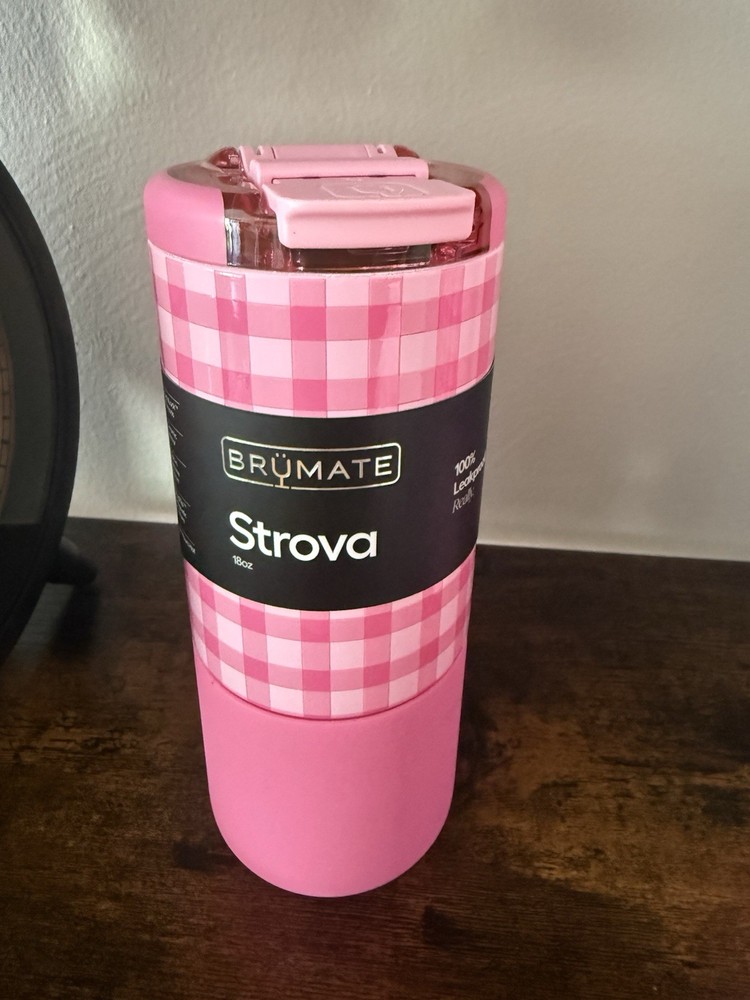 Brumate Pink Gingham strova limited edition