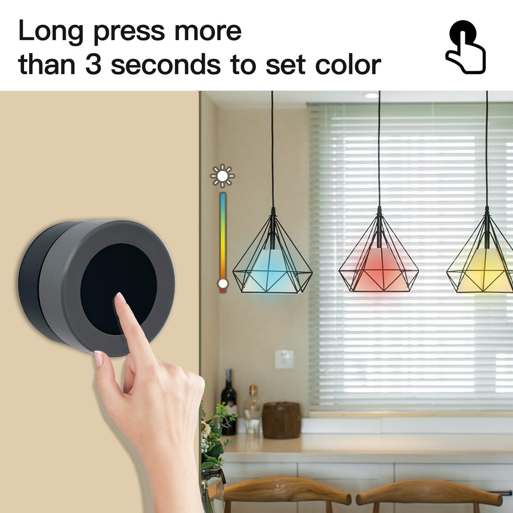 MOES Tuya ZigBee Smart Knob Switch Wireless Scene Switch Button Controller App